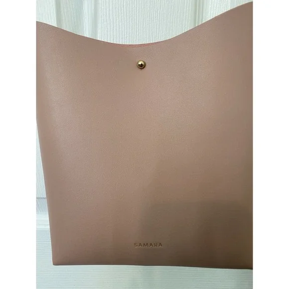 Samara‎ Medium Shoulder Bag Peony Blush Pink Crossbody Vegan - Picture 2 of 10